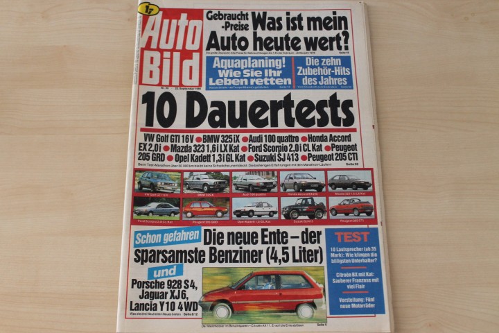 Deckblatt Auto Bild (39/1986)